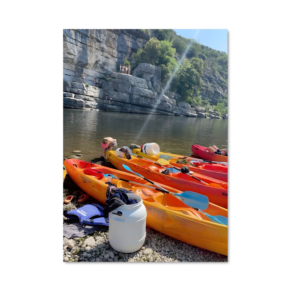 Poster Canoeing kayaking